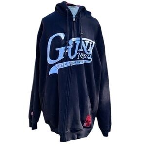GUNIT black zip up jacket with hood size men’s size 2XL
